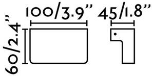 FARO 72082 - Φως τοίχου εξωτερικού χώρου LED NINE LED/6W/230V IP65