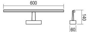 Redo 01-1674 - Φως καθρέφτη μπάνιου LED NEPTUNE LED/12W/230V IP44