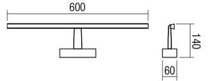 Redo 01-1674 - Φως καθρέφτη μπάνιου LED NEPTUNE LED/12W/230V IP44