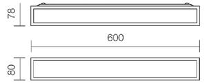 Redo 01-1233 - Επιτοίχιο φωτιστικό μπάνιου EGO 3xE14/28W/230V IP44