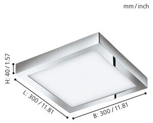 Eglo 98561 - Φωτιστικό οροφής dimmer LED RGB FUEVA-C LED/21W/230V BΤ