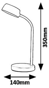Rabalux 6780 - Επιτραπέζια λάμπα LED BERRY LED/4,5W/230V