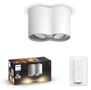 Philips - LED Dimmable φωτιστικό σποτ Hue PILLAR 2xGU10/5W/230V + RC