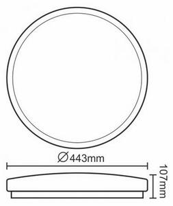 LED Dimmable φωτιστικό οροφής OPAL LED/50W/230V + RC