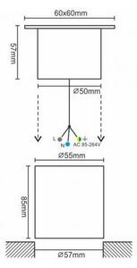 Φωτιστικό δρόμου εξωτερικού χώρου LED LED/4W/85-264V IP67 4000K