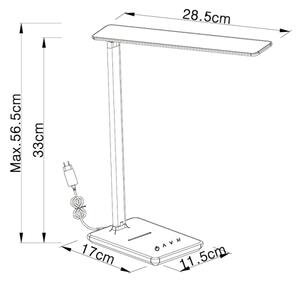 Globo 58400W - Επιτραπέζια λάμπα dimmer LED BULLA LED/5W/230V