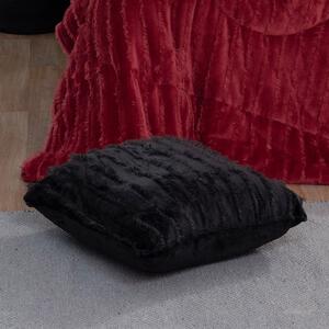 Διακοσμητική Μαξιλαροθήκη Fleece (50x50) Palamaiki Gwen Black