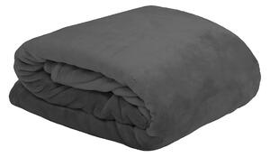 Κουβέρτα Καναπέ Fleece (130x160) S-F Doudou Anthracite P25792014