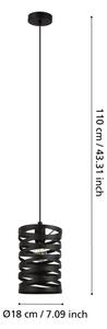 Eglo 99346 - Πολύφωτο σε σχοινί CREMELLA 1xE27/40W/230V