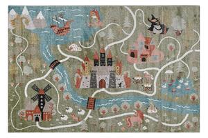 Παιδικό Χαλί (160x230) Polcarpet Carousel Dream Kastro Green