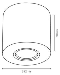 Spot-Light 2066176 - Φως οροφής WOODDREAM 1xGU10/6W/230V