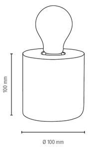 Επιτραπέζιο φωτιστικό TRONGO ROUND 1xE27/25W/230V