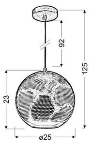 Πολύφωτο σε σχοινί SFINKS 1xE27/60W/230V