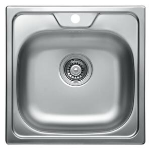 ALVEUS 1074634 - Νεροχύτης κουζίνας ALLUX 48x48 cm ματ ατσάλι/σατινέ