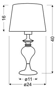 Επιτραπέζια λάμπα GILLENIA 1xE27/60W/230V