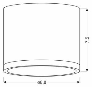 Φως οροφής LED TUBA LED/9W/230V