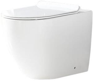 Επιδαπέδια λεκάνη τουαλέτας Rea Carlo Rimless Duroplast