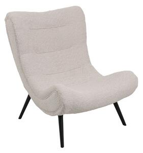 Πολυθρόνα Silla, Pako World, Ύφασμα, Μπεζ, 97x80x100 cm