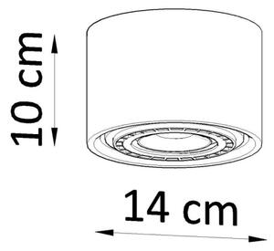 Sollux SL.0913 - Φωτιστικό οροφής BASIC AR111 1xGU10/40W/230V οξιά