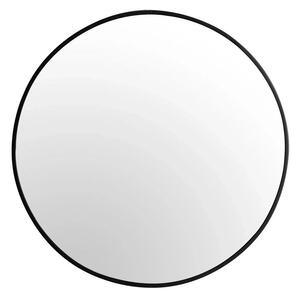 Στρογγυλός μαύρος καθρέφτης 40 cm KLMH-0410B