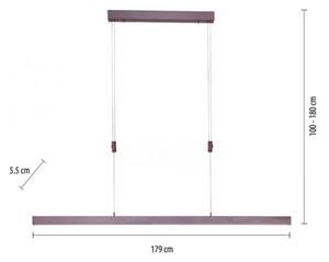 Paul Neuhaus 2568-24 - Led Dimmable κρεμαστό φωτιστικό οροφής ADRIANA LED/14W/230V