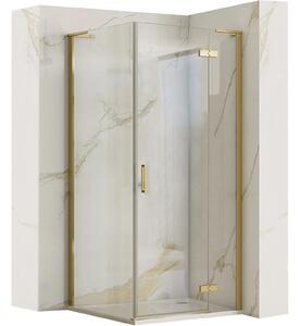 Καμπίνα ντους REA Hugo 80x80 Brushed Gold