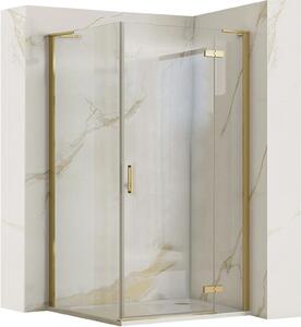 Καμπίνα ντους REA Hugo 100x90 Brushed Gold
