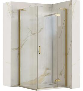 Καμπίνα ντους REA Hugo 80x90 Brushed Gold