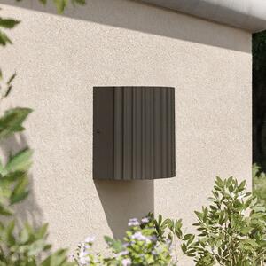 Philips Φωτιστικό εξωτερικού χώρου LED Zyra, προς τα πάνω/κάτω, ανθρακί, IP44, Γκρι, Αλουμίνιο