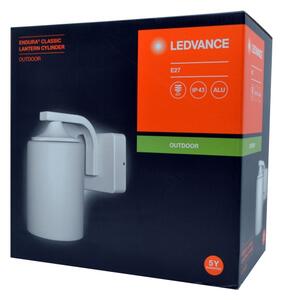 Ledvance - Φωτιστικό τοίχου εξωτερικού χώρου CYLINDER 1xE27/60W/230V IP43 λευκό