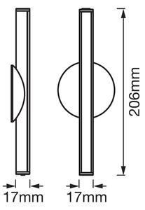 Ledvance - LED Dimmable φωτιστικό καθρέφτη LEDSTIXX LED/2W/Li-Ion IP44 CRI 90