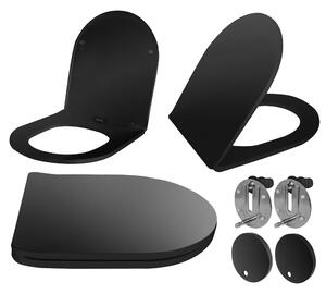 ΚΑΘΙΣΜΑ ΤΟΥΑΛΕΤΑΣ CARLO FLAT UF ΜΑΥΡΟ
