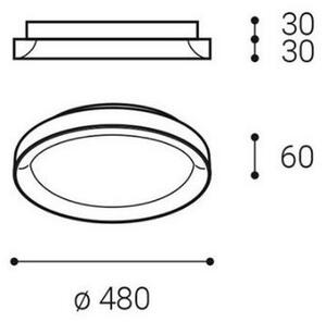 LED2 - Φωτιστικό οροφής LED BELLA SLIM LED/38W/230V 3000/4000 K λευκό