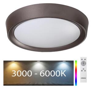 Rabalux - LED RGB Dimmable φωτιστικό οροφής LED/24W/230V + RC 3000-6000K