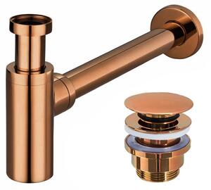 Νιπτήρας Universal Click-Klak Siphon Rea Copper