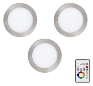 Eglo 78738-ΣΕΤ 3x LED RGBW Κρεμαστό φωτιστικό οροφής dimming TINUS 4,8W/230V + RC