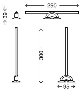 Briloner 2007-019 - LED Dimmable φωτισμός καθρέφτη LED/7W/230V 2700 -6500K