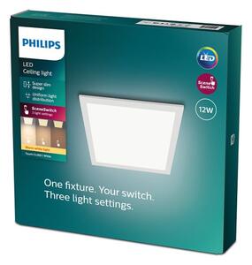 Philips - LED Dimmable φωτιστικό οροφής SLIM SCENE SWITCH LED/12W/230V 2700K