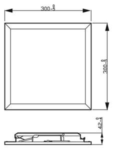 Philips - LED Dimmable φωτιστικό οροφής SLIM SCENE SWITCH LED/12W/230V 2700K