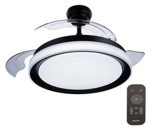 Philips - Ανεμιστήρας οροφής LED BLISS LED/35W/230V 5500/4000/3000K μαύρο + RC