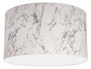 Duolla - Φωτιστικό οροφής MARBLE 1xE27/40W/230V διάμετρος 45 cm λευκό/γκρι