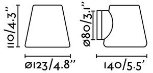 FARO 63510 - Επιτοίχιο φωτιστικό μπάνιου BIANCA 1xG9/6W/230V IP44