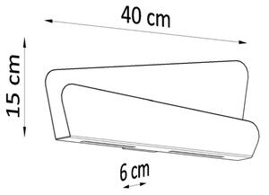 Sollux SL.0932 - Φωτιστικό τοίχου BASCIA 2xG9/40W/230V