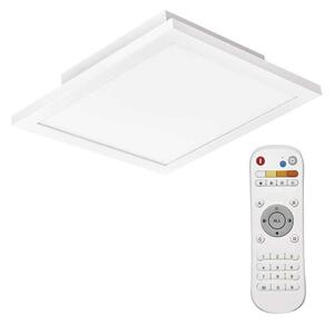 LED Dimmable φωτιστικό οροφής LED/20W/230V + RC τετράγωνο 2700K-6000K