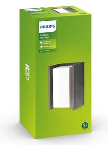 Philips - Εξωτερικό φωτιστικό τοίχου BRIDGE 1xE27/15W/230V IP44