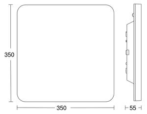 Steinel 067878-LED Φωτιστικό οροφής με αισθητήρα RS PRO LED/23,4W/230V IP40 4000K