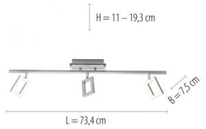 Paul Neuhaus 6959-55 - LED Σποτ INIGO 3xLED/4,2W/230V