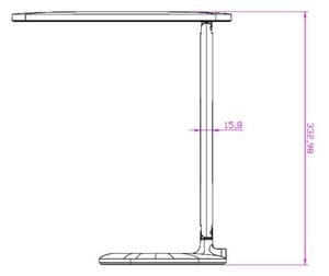 LED Dimmable επιτραπέζια λάμπα αφής NAOMI LED/5W/230V 3000-6500K