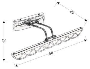 LED Φωτισμός καθρέφτη MOVE LED/6W/230V