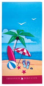 Πετσέτα Θαλάσσης Βαμβακερή 70x140εκ. Beach Towel 3719 Greenwich Polo Club Junior